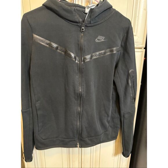 Nike Sportswear Men's Tech Fleece Full Zip Hoodie Sweatshirt Black XL - Picture 13 of 14